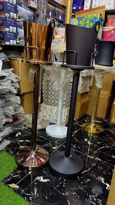 European champagne rack (black & rose gold) elevated rack with 4.5lite